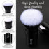 Makeup Brush Kabuki Face Brushes Retractable Travel Blush Brush Portable Flawless for Foundation, Powder Blush, Bronzer, Buffing, Liquid, Cream, Cruelty Free with Cover(Flat-Head) Flat-Head-Black - Evallys.com # #