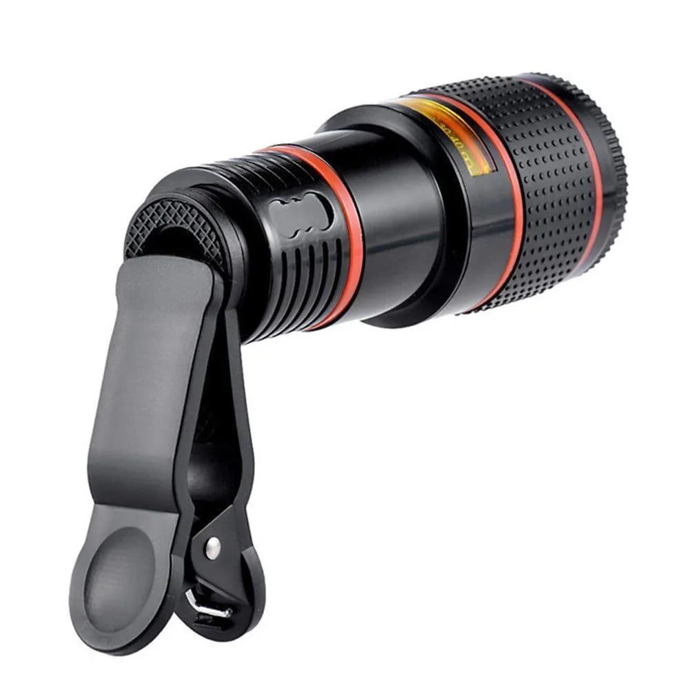 HD 8X Clip On Optical Zoom Telescope Camera Lens For Universal Mobile Cell Phone - Evallys.com