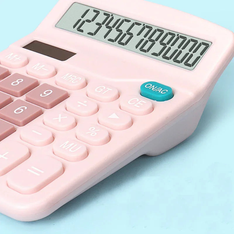 Stationery Color Solar Calculator 12 Digits - Evallys.com