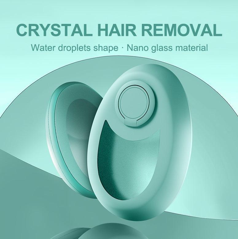 Upgraded Crystal Hair Removal Magic Crystal Hair Eraser For Women And Men Physical Exfoliating Tool Painless Hair Eraser Removal Tool For Legs Back Arms - Evallys.com # #