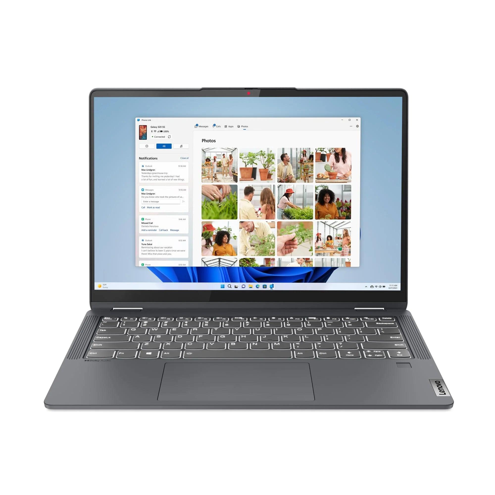 Lenovo Ideapad Flex 5 14" WUXGA Multi-Touch, Intel Core I3-1215U, 8GB RAM, Intel UHD Graphics, 256GB SSD, Win 11 Home in S Mode, Storm Grey, 82R7003WUS - Evallys.com # #