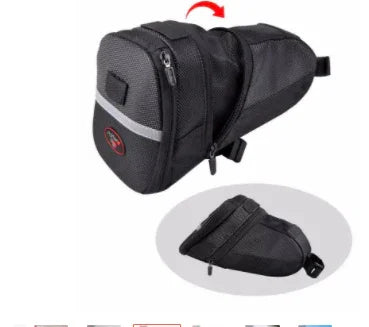 Bicycle Bag Mountain Bike Tail Bag Back Bag Bicycle Saddle Bag Bicycle Seat Cushion Bag - Evallys.com