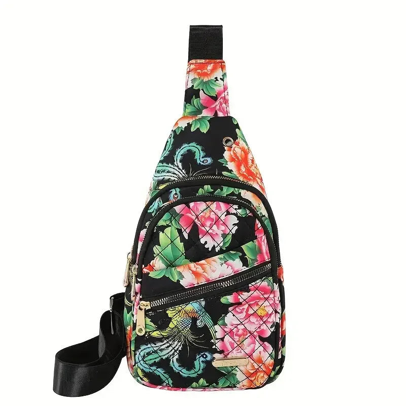 Lightweight Crossbody Sling Bag - Adjustable Strap, Zip Closure, Perfect For Travel, Sports & Hiking - Evallys.com