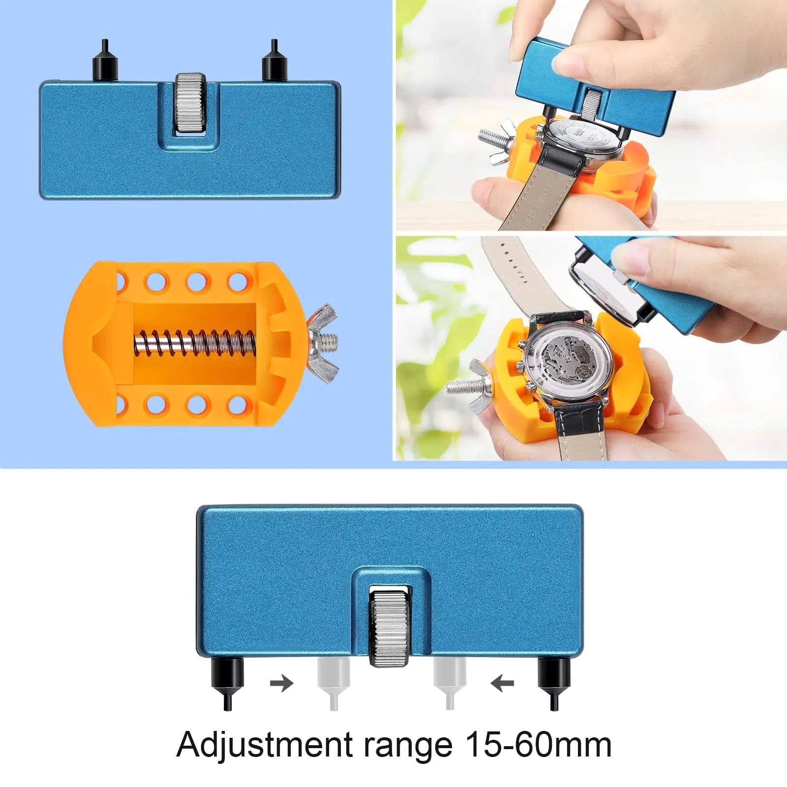 JOREST Watch Repair Kit, for Watch Battery Replacement & Watch Link Removal and Resizing & Watch Opener, Watch Repair Screwdriver Set, Watch Wrench Back Remover, Watch Cleaning, Spring Bar Tool - Evallys.com # #