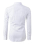 Beninos Men's Dress Shirts Slim Fit Solid Long Sleeve Casual Button Down Shirts White Small - Evallys.com # #