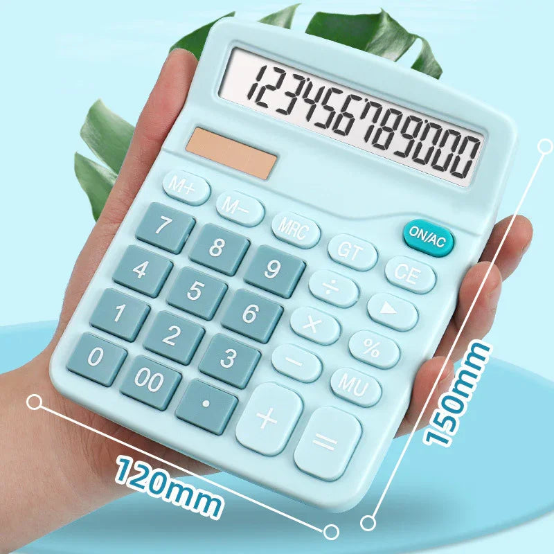 Stationery Color Solar Calculator 12 Digits - Evallys.com
