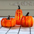 New Halloween Pumpkin Lantern Simulation Pumpkin LED Candle Lamp Resin Luminous Pumpkin - Evallys.com # #