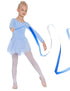 Arshiner Kids Girls Classic Long Sleeve Leotard Dance Ballet Dress Z_blue 4-5T - Evallys.com # #