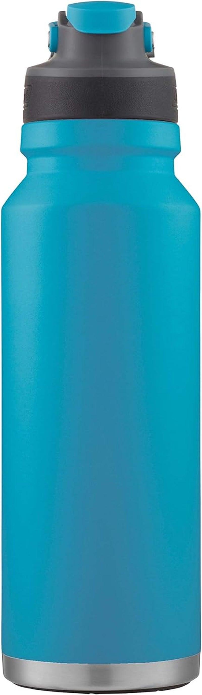 Coleman Freeflow Vacuum-Insulated Stainless Steel Water Bottle with Leak-Proof Lid, 24Oz/40Oz Bottle with Button-Operated Lid & Carry Handle, Keeps Drinks Hot or Cold for Hours - Evallys.com # #