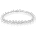 .925 Sterling Silver 3/4 Cttw Diamond  Illusion Plate Link Bracelet (I-J Color, I3 Clarity) - Size 7.25" - Evallys.com # #