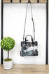 Marc Jacobs Mini Black Splatter Paint Nylon Crossbody Tote - Evallys.com # #