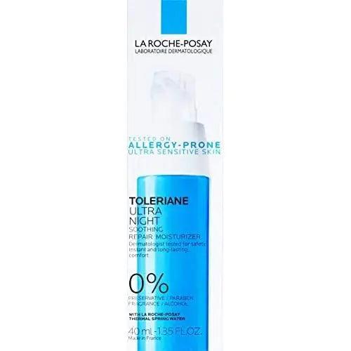 La Roche-Posay Toleriane Dermallergo Night Cream for Face Intense Soothing Moisturizer with Vitamin E, Allergy Tested, for Sensitive Skin, Formerly Toleriane Ultra Night - Evallys.com # #