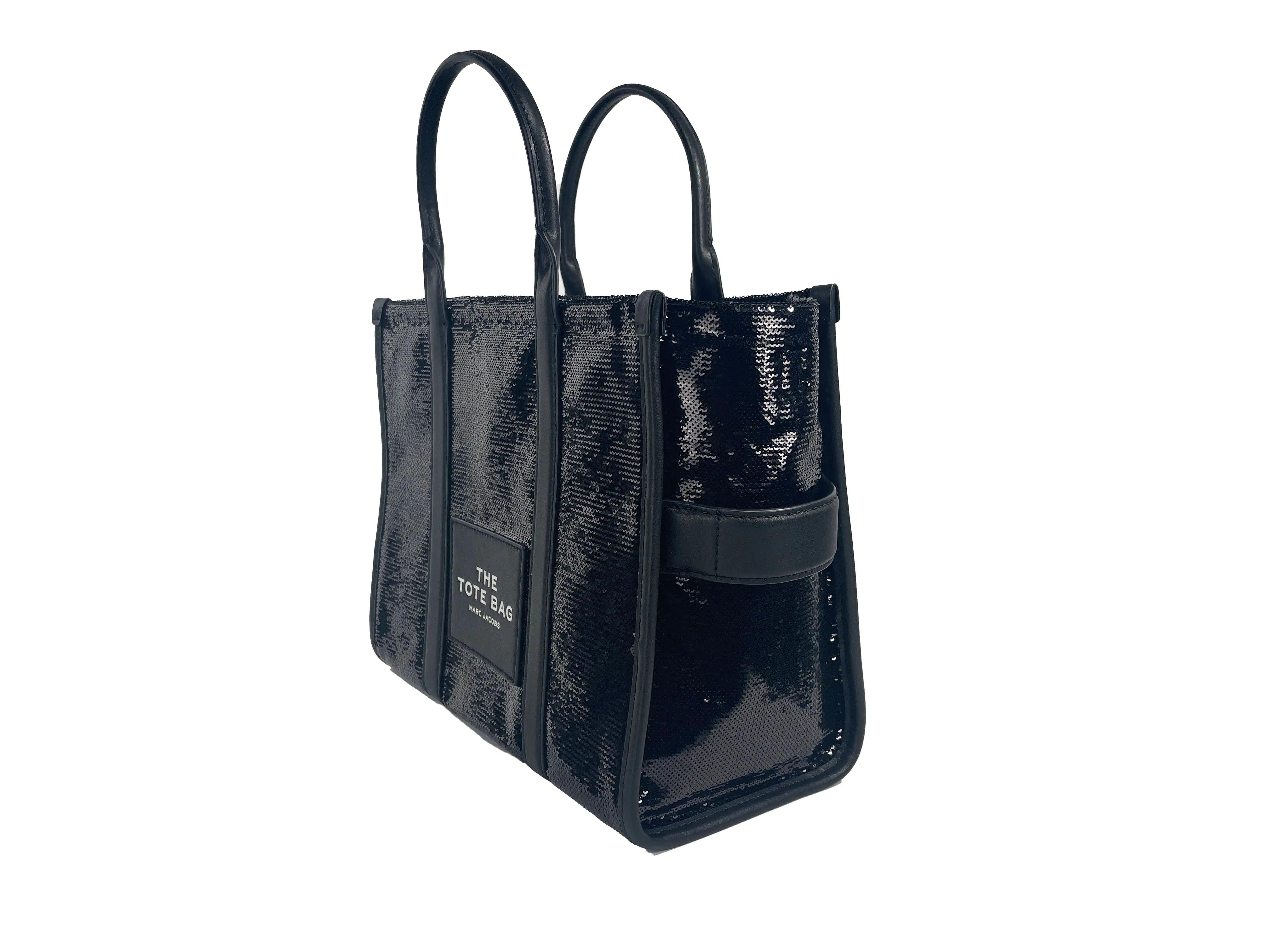 Marc Jacobs The Tote Bag Sequence Black Bag - Evallys.com # #