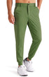 Libin Men's 4-Way Stretch Golf Joggers with Pockets, Slim Fit Work Dress Pants Athletic Casual Sweatpants for Men Medium Olive - Evallys.com # #