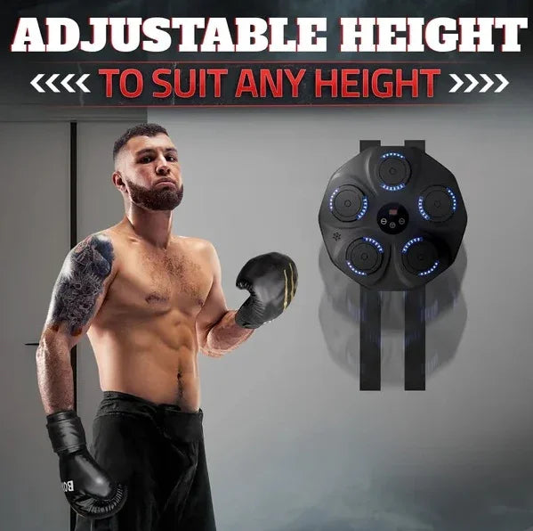 Music Boxing Machine – Wall Mounted Bluetooth Punching Pad for Adults - Evallys.com