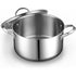 6 Qt. Stainless Steel Stockpot with Stainless Steel Lid - Evallys.com # #