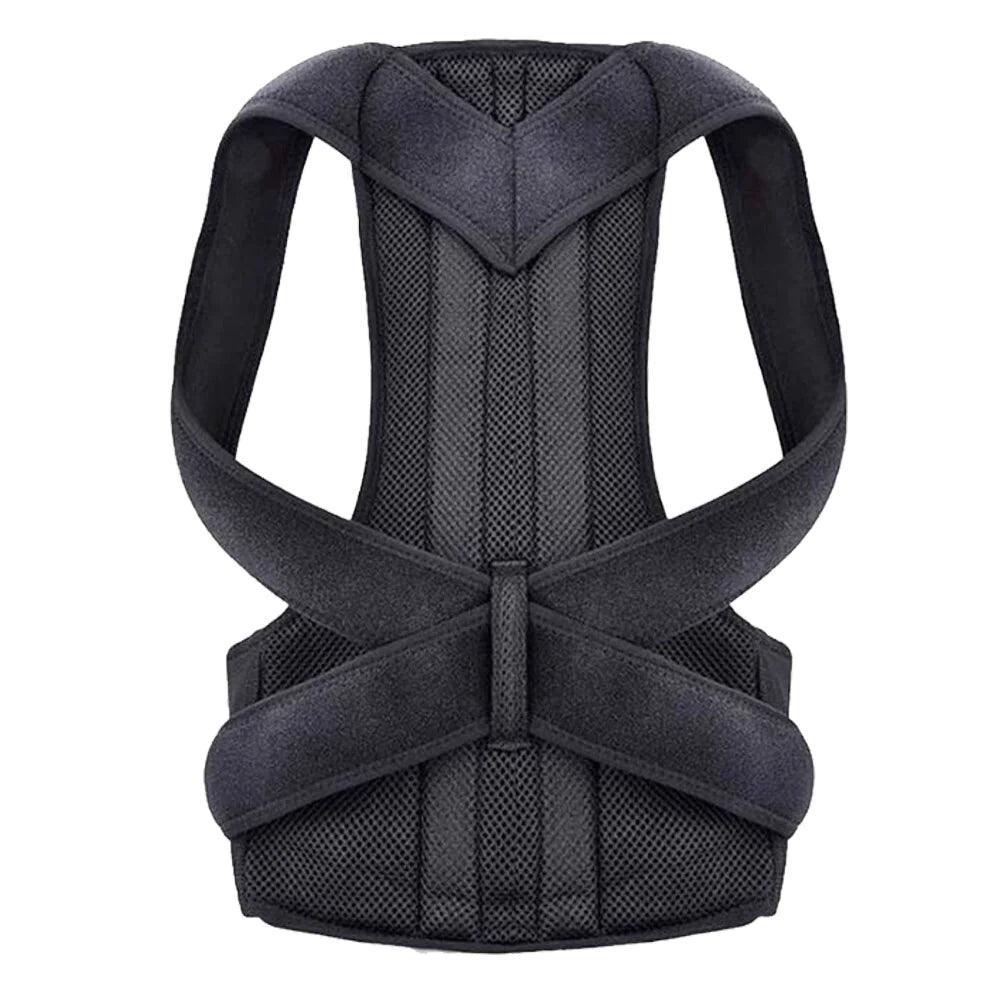 Adjustable Posture Corrector Low Back Support Shoulder Brace Belt for Men Women - Evallys.com # #