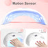 Gel UV LED Nail Polish Lamp, LKE Nail Dryer 40W LED Light with 3 Timers Professional for Nail Art Tools Accessories White - Evallys.com # #