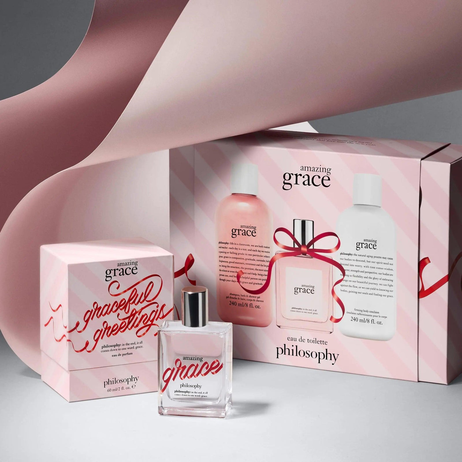 philosophy amazing grace eau de toilette - clean & floral women's perfume - with notes of bergamot, muguet & musk - luxury perfume for women - long lasting fragrance 2 Fl Oz (Pack of 1) - Evallys.com # #