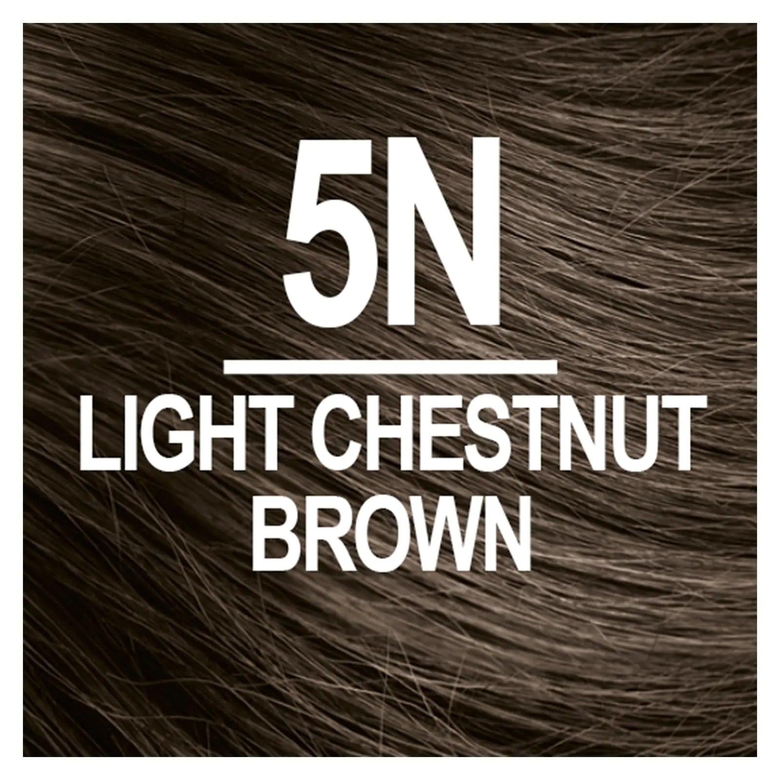 Naturtint Permanent Hair Color 5N Light Chestnut Brown (Pack of 6), Ammonia Free, Vegan, Cruelty Free, up to 100% Gray Coverage, Long Lasting Results - Evallys.com # #