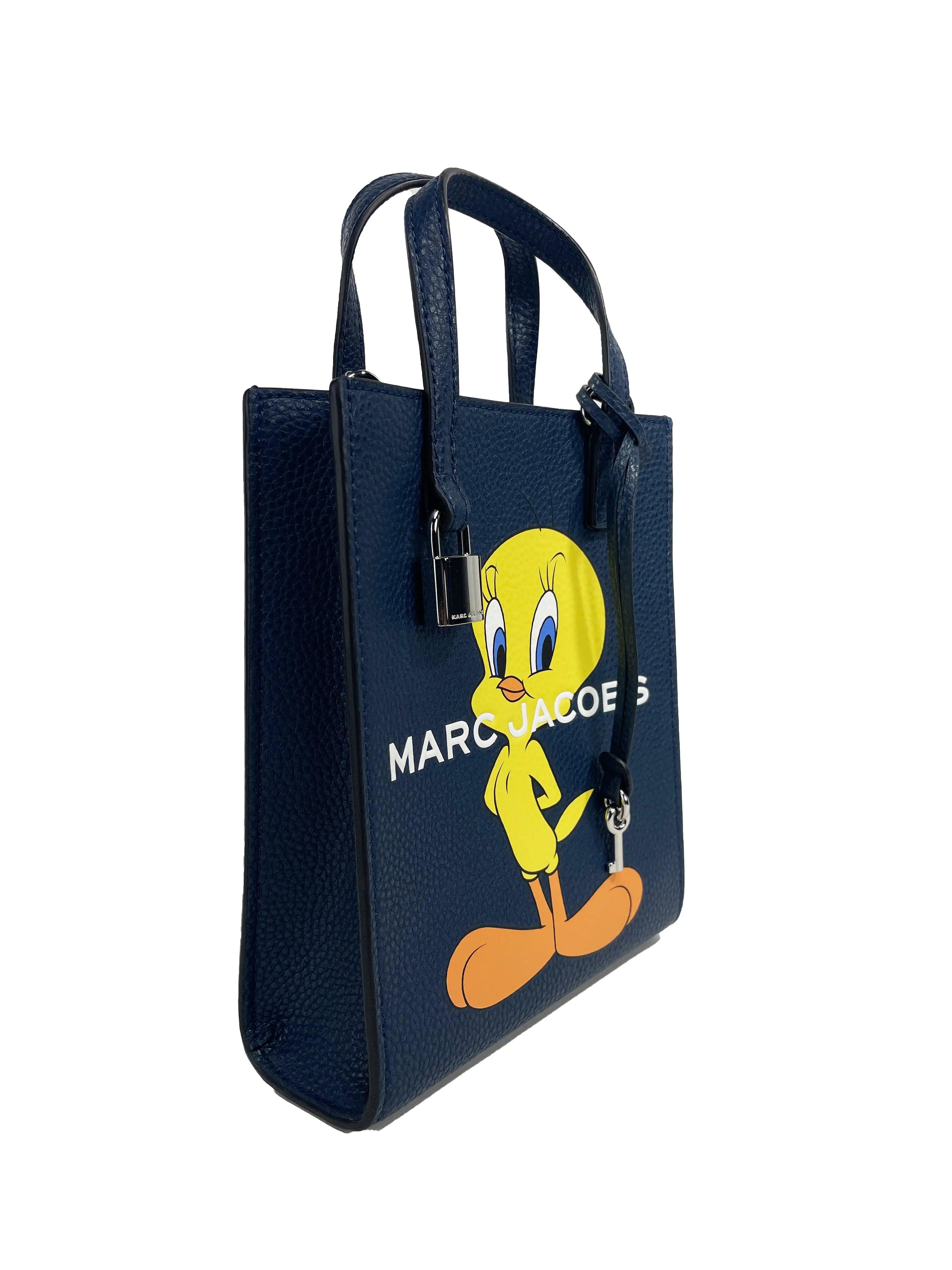 Marc Jacobs Looney Tunes Tweetie Mini Grind Bag - Evallys.com # #