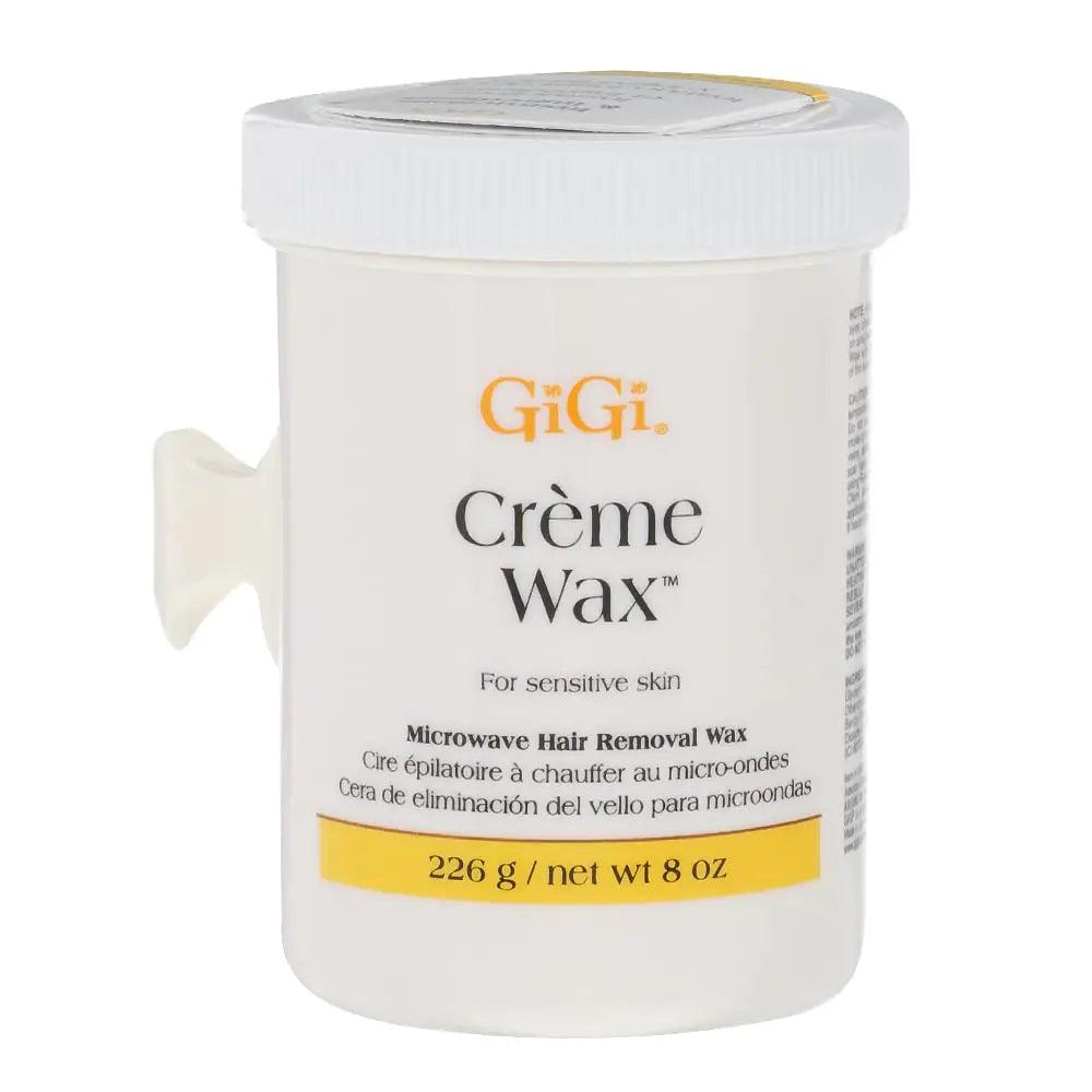 GiGi Crème Wax for Sensitive Skin - Microwave Hair Removal Wax, 8 Ounces Creme Wax - Evallys.com # #