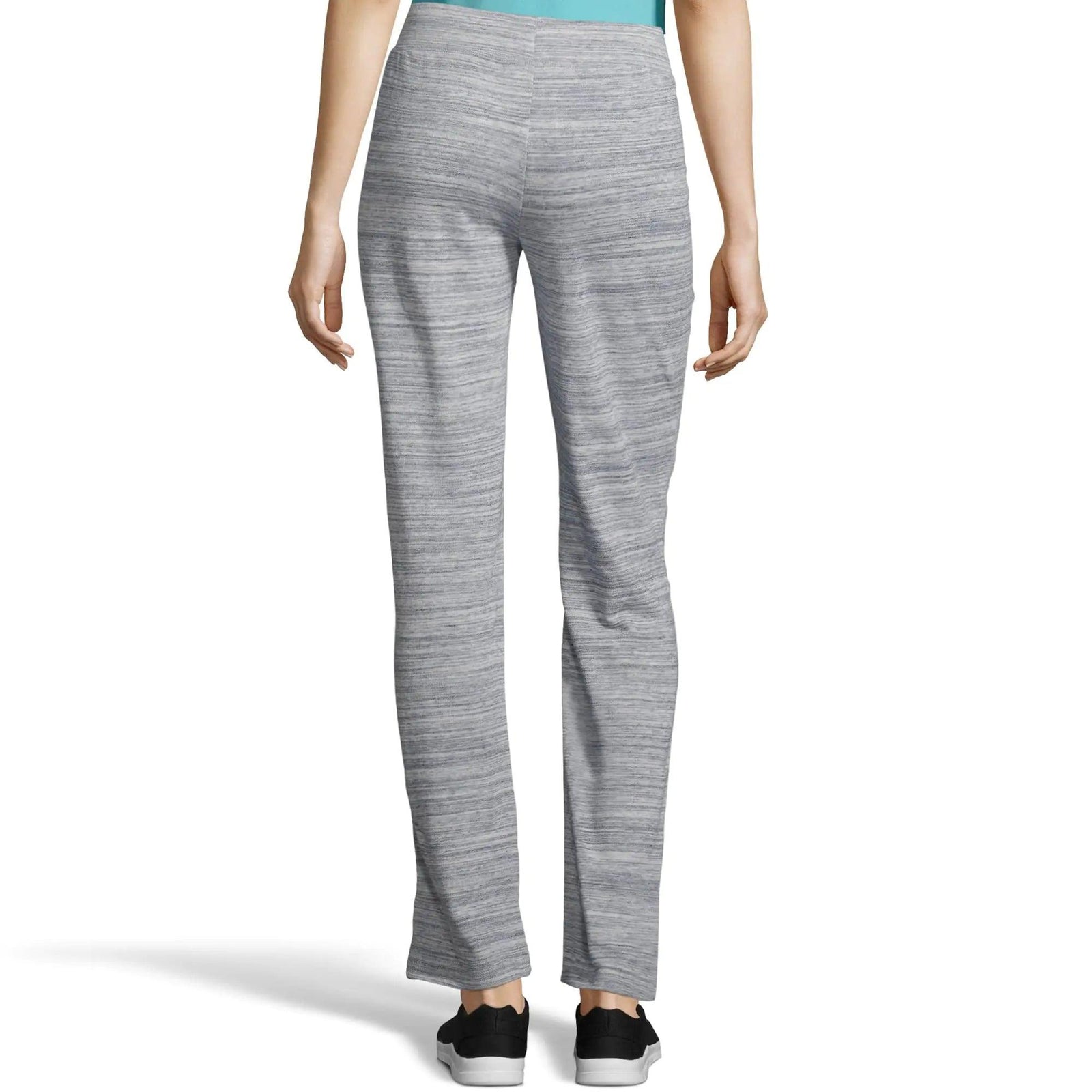 Hanes Women's French Terry Pant Large Navy Spacedye - Evallys.com # #