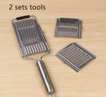 Stainless Steel Grater, Vegetable And Fruit Slicer, Peeler - Evallys.com # #