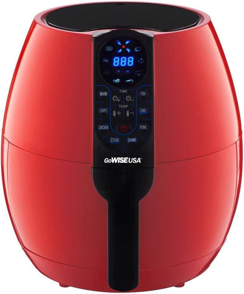 Gowise USA 3.7-Quart Programmable Air Fryer with 8 Cook Presets, GW22638 - Black - Evallys.com # #