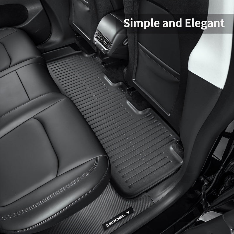Fruka Floor & Trunk Mats for Tesla Model Y 5-Seater (2020–2024), TPE