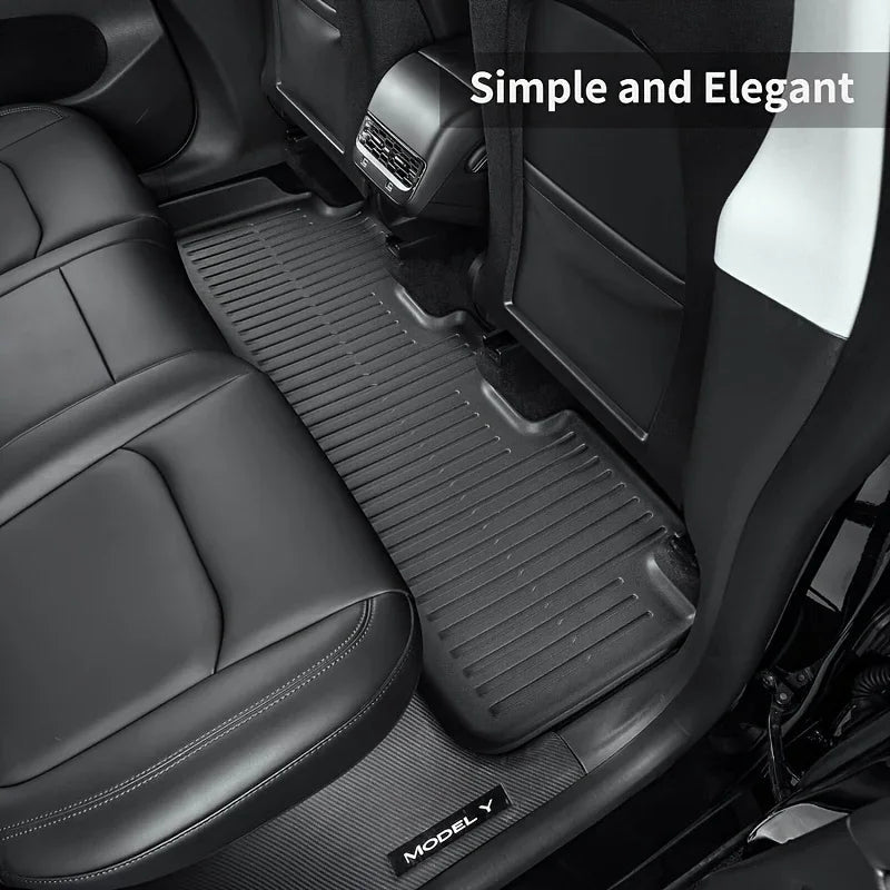 Fruka Floor & Trunk Mats for Tesla Model Y 5-Seater (2020–2024), TPE