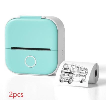 Portable Mini Thermal Label Printer Home Photo Printer Student Wrong Question Printer Bluetooth Mini Label Printer Price Tag - Evallys.com # #
