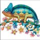 Each Piece Is Animal Shaped Christmas Gift Colorful Elephant Turtle Wooden Jigsaw Puzzles - Evallys.com