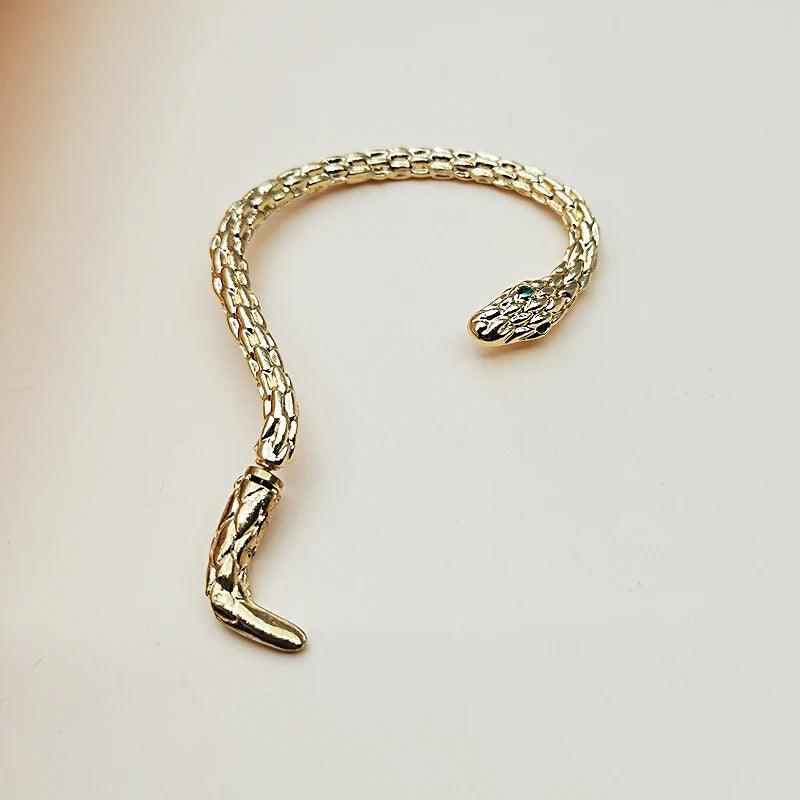 Vintage Snake Wrap Ear Hook Stainless Steel Earrings for Women Gothic Accessories Clip on Earrings Women'S Trend Earrings 2022 - Evallys.com # #