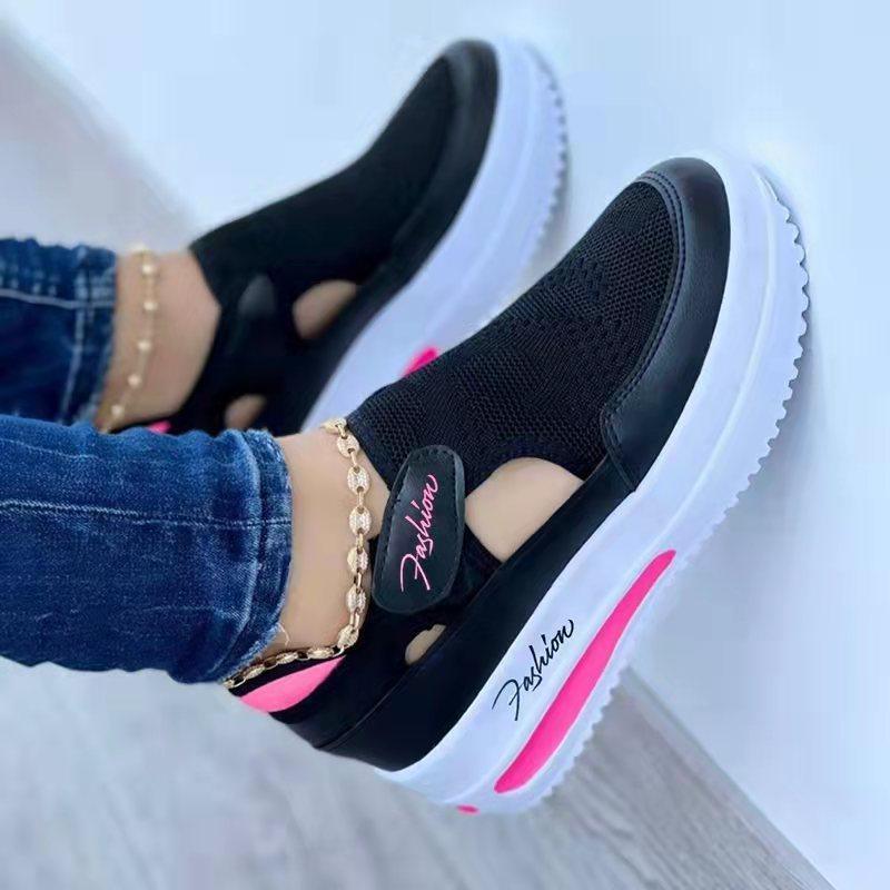 Women's Sneakers Summer New Ladies Casual Low Wedge Breathable Non-Slip Comfort Feamle Sport Shoes Mesh Shoes Fashion Style - Evallys.com # #