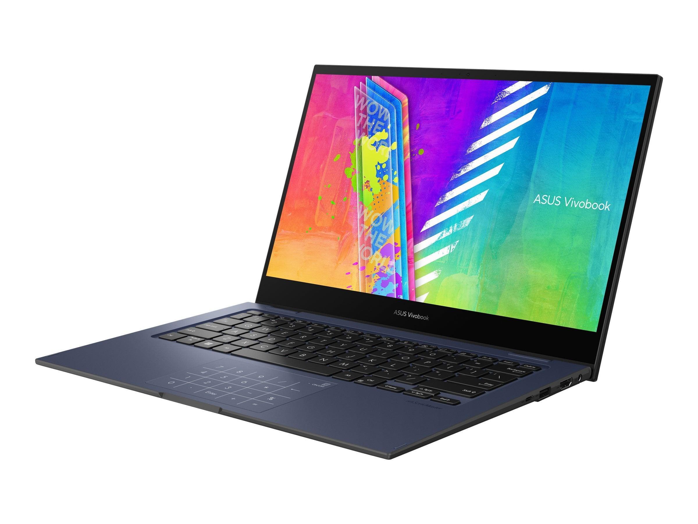 ASUS Vivobook Go 14 Flip Thin and Light 2-In-1 Laptop, 14” HD Touch, Intel Celeron N4500 CPU, UHD Graphics, 4GB RAM, 64GB Emmc, Numberpad, Windows 11 Home in S Mode, Quiet Blue, J1400KA-DS02T - Evallys.com # #