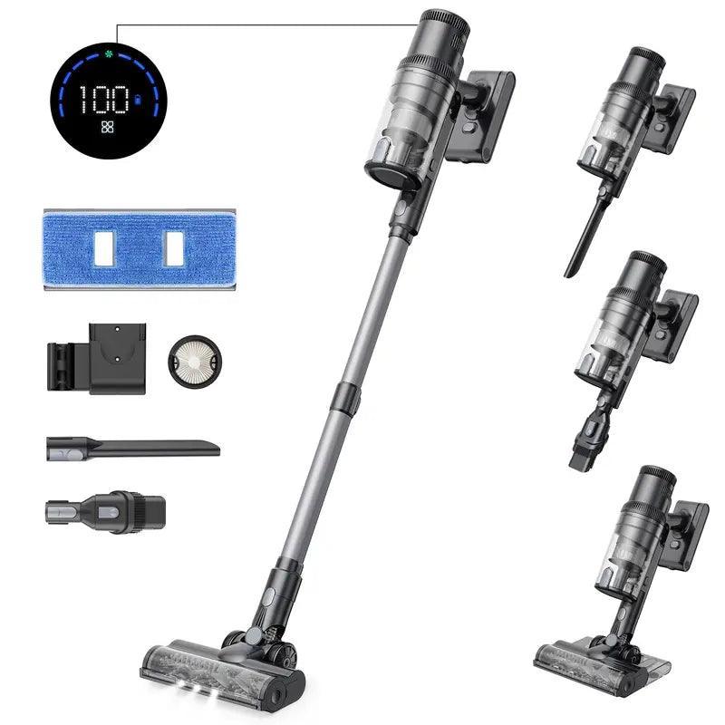 Proscenic P11 Mopping Wet Dry Cordless Vacuum and Mop Combo All in One,Proscenic Vacuum Cleaners for Home,High Suction Lightweight Stick Vacuum with LED Display,Long Runtime Ease of Use Vacuum for Pet Hair - Evallys.com # #