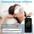 1Pc Eye Massager With Heat Music Air Pressure Vibration Massage Rechargeable For Men Women Elders Wireless Eye Mask - Evallys.com