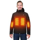 Heated Jacket For Men ANTARCTICA GEAR Winter Coat With 12V 16000mAh Battery Pack, Soft Shell Heating Hood Jacket - Evallys.com
