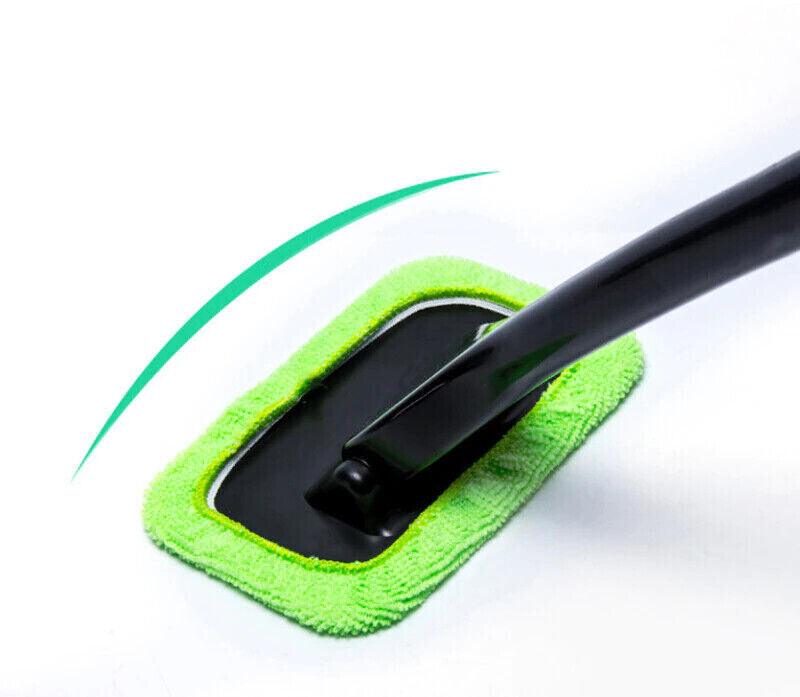 Car Window Cleaner Brush Kit Windshield Wiper Microfiber Wiper Cleaner Cleaning Brush Auto Cleaning Wash Tool With Long Handle - Evallys.com # #