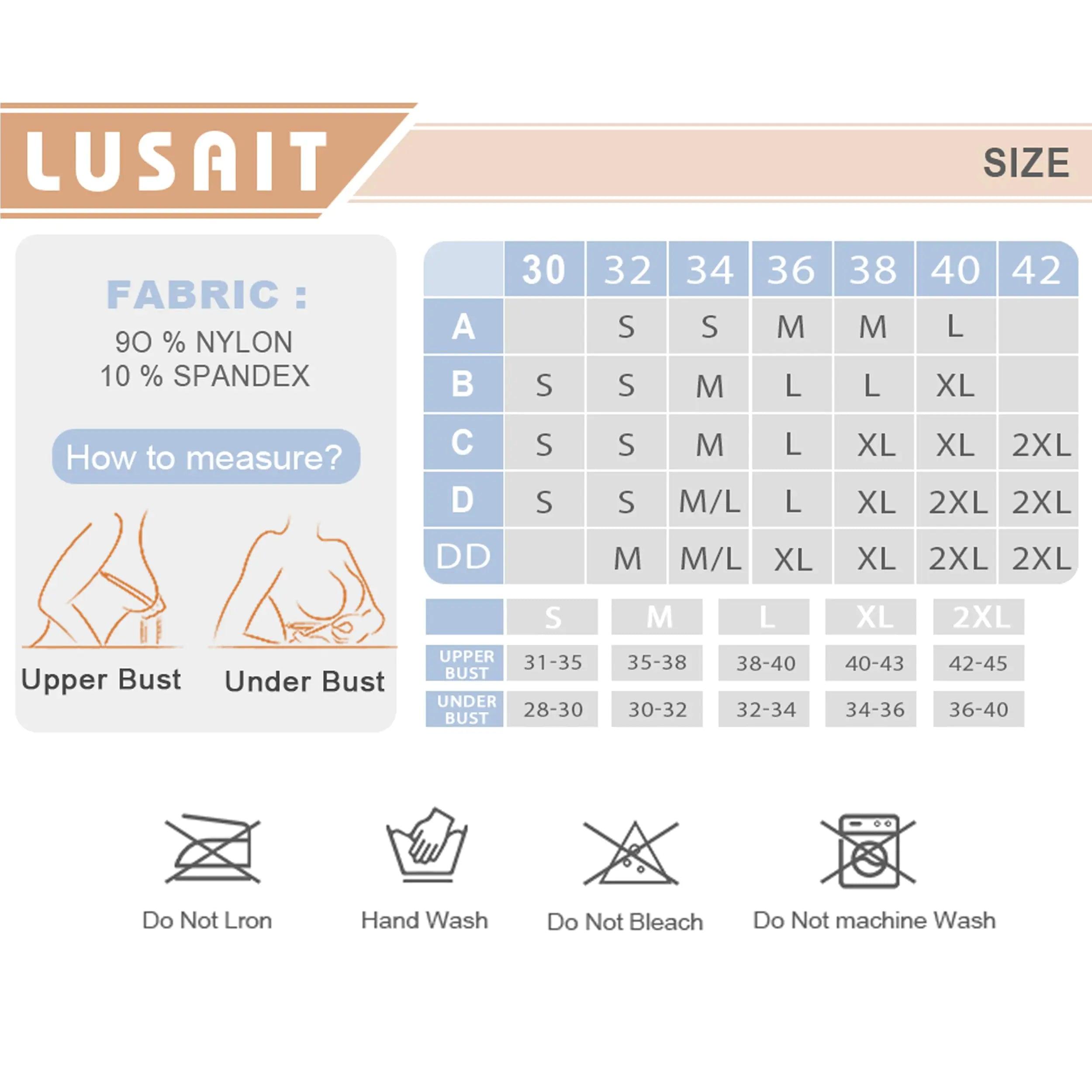 Lusait Strapless Bra for Women Non-Slip Silicone Padded Bandeau Bra Wireless Tube Top Bra X-Large Black+white+brown - Evallys.com # #