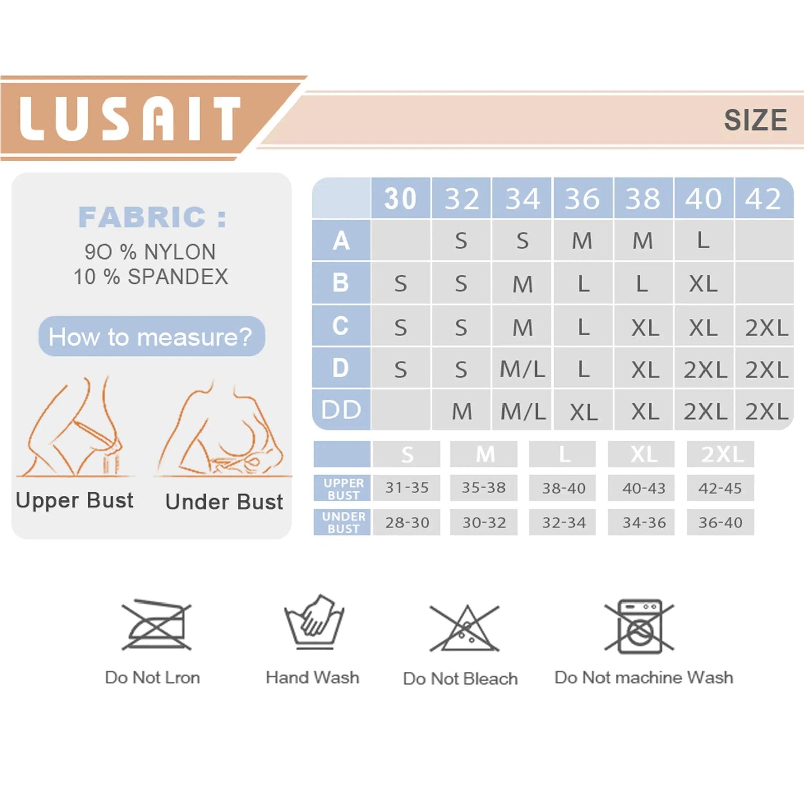 Lusait Strapless Bra for Women Non-Slip Silicone Padded Bandeau Bra Wireless Tube Top Bra X-Large Black+white+brown - Evallys.com # #