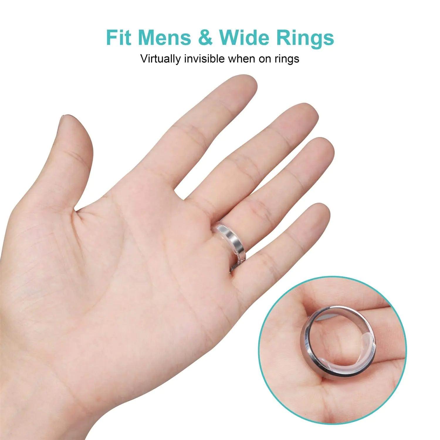 Invisible Ring Size Adjuster for Loose Rings Ring Adjuster Fit Any Rings, Assorted Sizes of Ring Sizer - Evallys.com # #