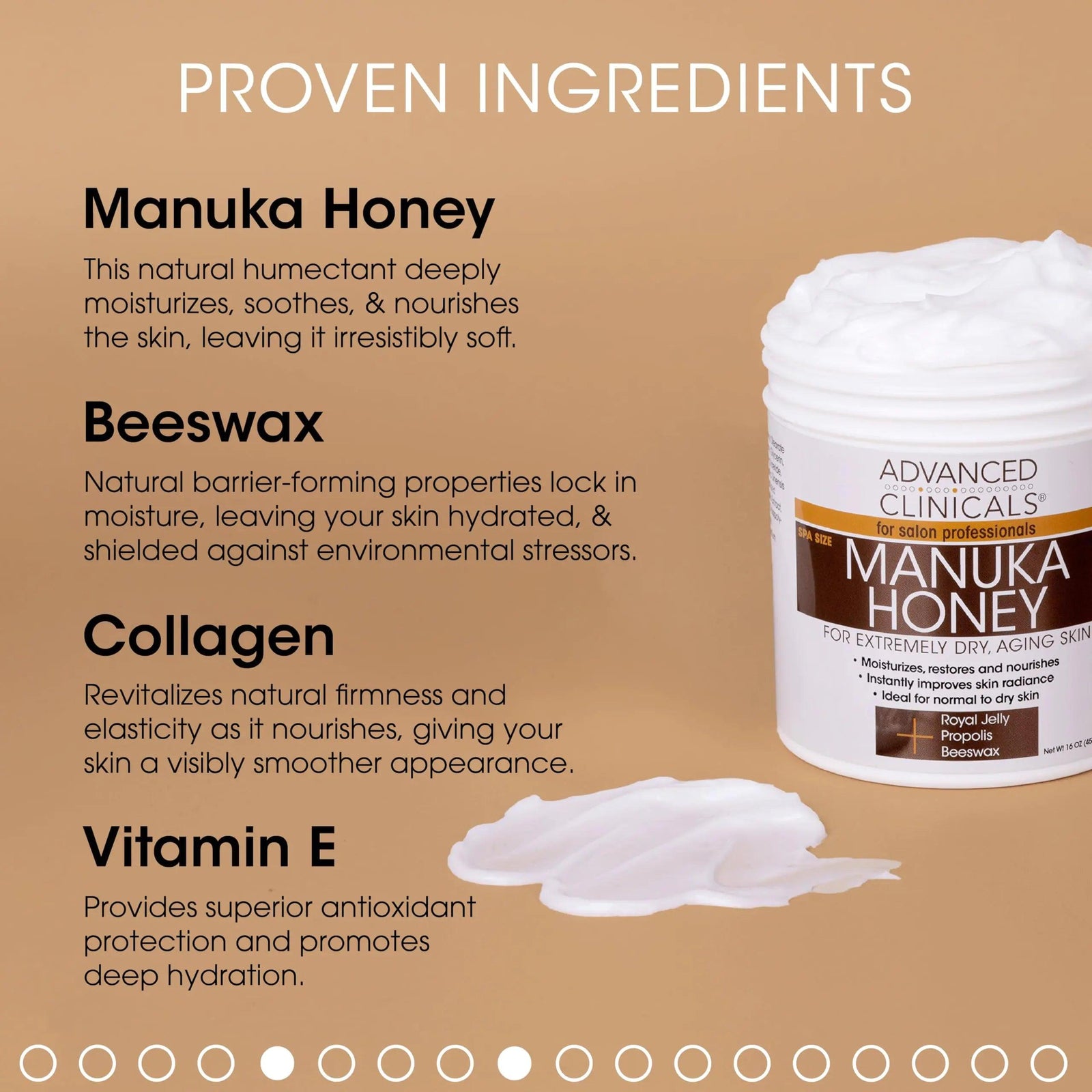 Advanced Clinicals Manuka Honey Cream W/Collagen Face Moisturizer & Body Butter Lotion For Dry Skin | Intense Firming & Hydrating Miracle Balm Skin Care Moisturizing Lotion For Women & Men | 2-Pack 1 Pound (Pack of 2) Manuka Honey Body Cream - Evallys.com # #