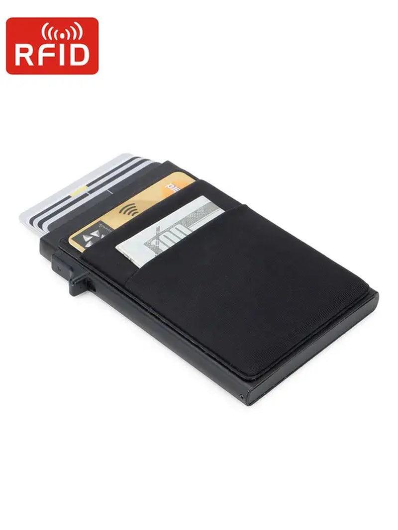 Men'S Plain Color Card Holder, Summer Outfits 2024 Casual Trendy Metal Thin Slim Pop up Aluminium Card Holder, Card Holder for Daily Use - Evallys.com # #