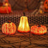 New Halloween Pumpkin Lantern Simulation Pumpkin LED Candle Lamp Resin Luminous Pumpkin - Evallys.com # #