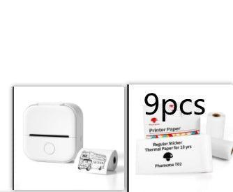Portable Mini Thermal Label Printer Home Photo Printer Student Wrong Question Printer Bluetooth Mini Label Printer Price Tag - Evallys.com
