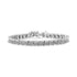 .925 Sterling Silver 2.0 Cttw Diamond 7" Round Miracle Plate Link Bracelet (I-J Color, I2-I3 Clarity) - Evallys.com # #