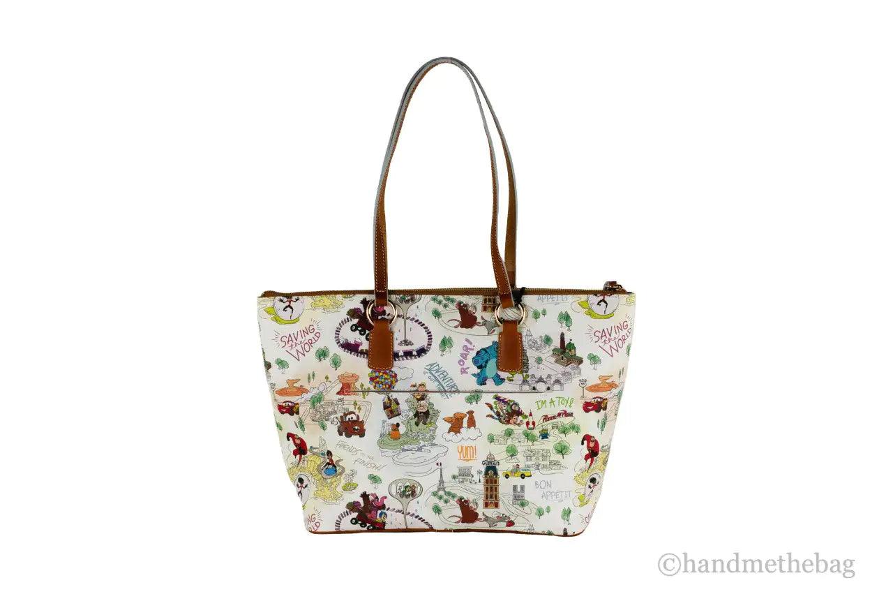 Dooney & Bourke Disney Pixar Maps Top Handle Tote - Evallys.com # #