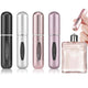 4 Pcs 5ml Portable Mini Refillable Perfume Atomizer Spray Bottle Scent Pump Case for Travel 4 PCS - Evallys.com